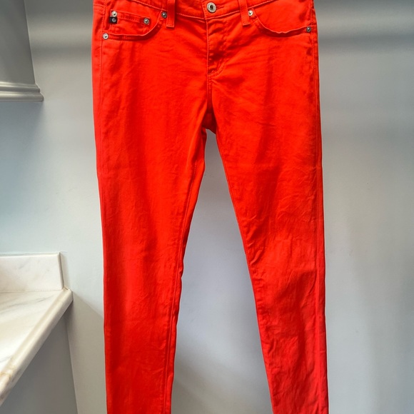 AG Orange The Legging Super Skinny Jeans Size 27R - Picture 6 of 6